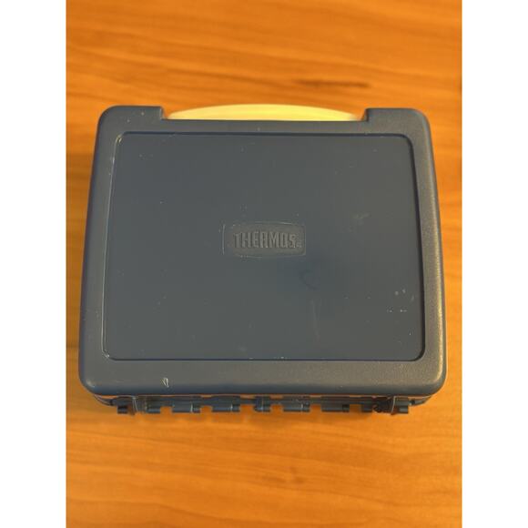 Star Wars Yoda Blue Thermos Brand Lunchbox With Matching Bottle 2002 Lucasfilm - Picture 3 of 9